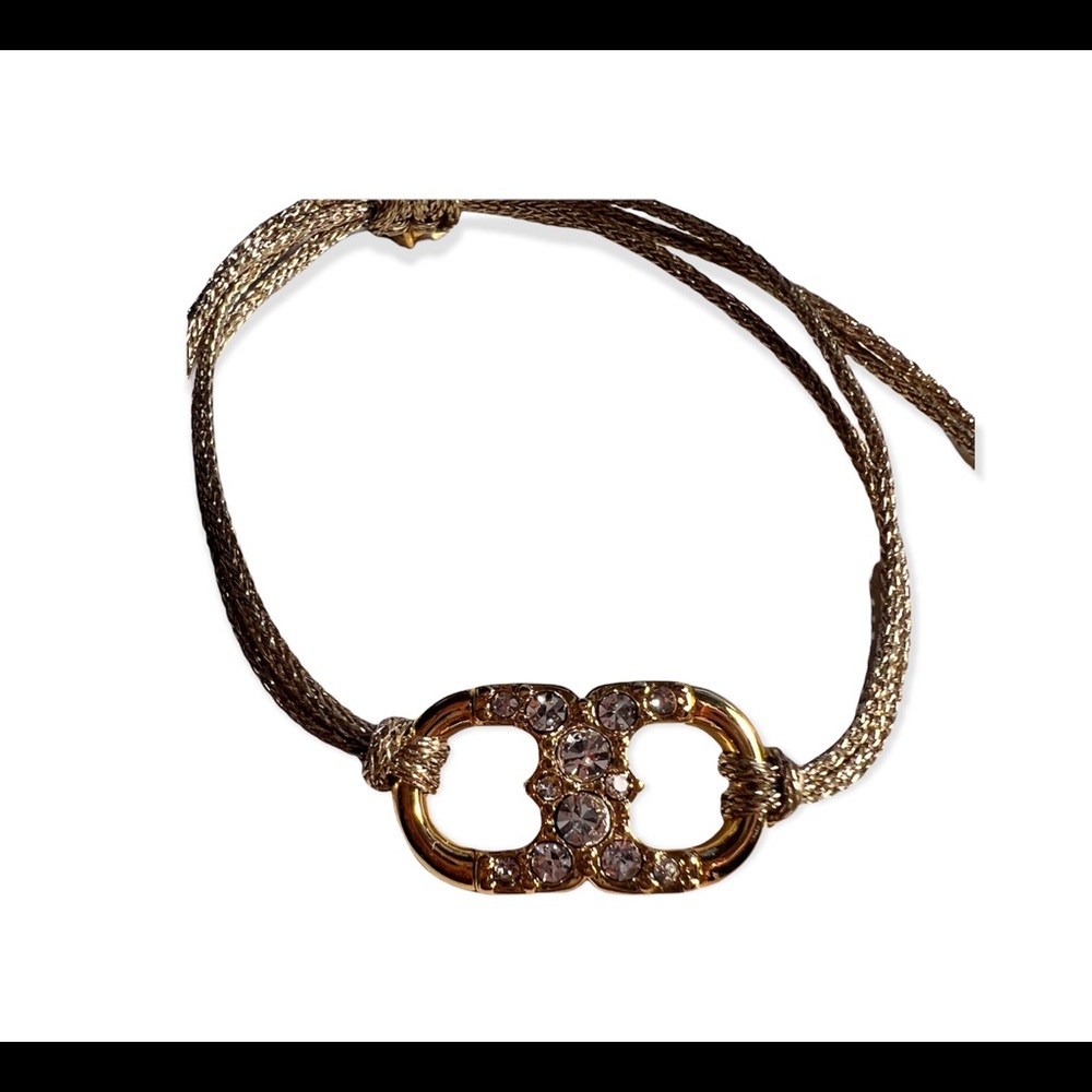 Tory Burch Embrace Ambition PavÉ Gold Bracelet